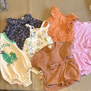 Assorted Baby Rompers and Outfits